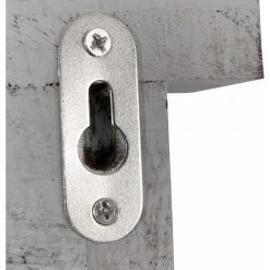 DéCOSHOP26 Miroir Mural Forme Fenêtre Avec Volets 53x42x5cm En Bois Gris Vieilli - Or -Miroir Soldes Boutique 65858279 3