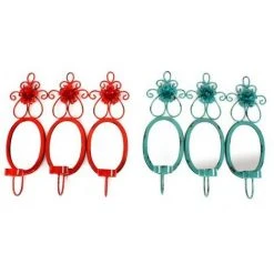 BRICOMARTEAU Miroir Mural DKD Home Decor Porte-manteau Métal Verre Bois MDF (37 X 38 X 8 Cm)