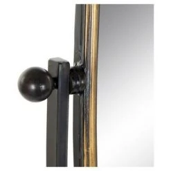 BRICOMARTEAU Miroir Sur Pied DKD Home Decor Noir Doré Métal Vintage (66 X 57 X 163 Cm) 7 BRICOMARTEAU Miroir Sur Pied DKD Home Decor Noir Doré Métal Vintage (66 X 57 X 163 Cm) -Miroir Soldes Boutique 65923575 2