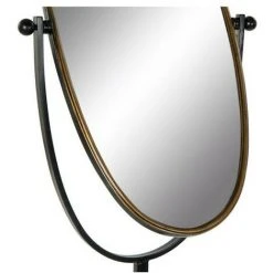 BRICOMARTEAU Miroir Sur Pied DKD Home Decor Noir Doré Métal Vintage (66 X 57 X 163 Cm) 8 BRICOMARTEAU Miroir Sur Pied DKD Home Decor Noir Doré Métal Vintage (66 X 57 X 163 Cm) -Miroir Soldes Boutique 65923575 3