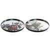 BRICOMARTEAU Miroir Mural DKD Home Decor Métal (2 Pcs) -Miroir Soldes Boutique 65923657 1