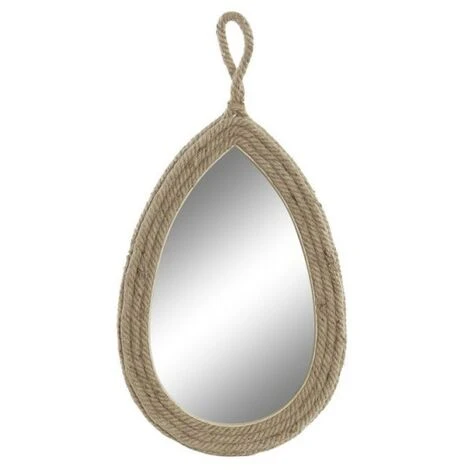 BRICOMARTEAU Miroir Mural DKD Home Decor Corde (34 X 3 X 64 Cm) 3 BRICOMARTEAU Miroir Mural DKD Home Decor Corde (34 X 3 X 64 Cm)