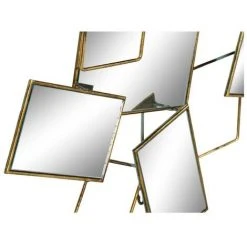 BRICOMARTEAU Miroir Mural DKD Home Decor Métal Places (95 X 6 X 63 Cm) -Miroir Soldes Boutique 65924121 3