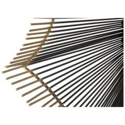 BRICOMARTEAU Miroir Mural DKD Home Decor Noir Métal Verre Doré Bois MDF (96 X 15 X 96 Cm) -Miroir Soldes Boutique 65924309 4