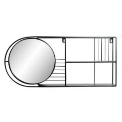 BRICOMARTEAU Etagère De Salle De Bains DKD Home Decor Métal (59 X 10 X 27 Cm) -Miroir Soldes Boutique 65924339 2