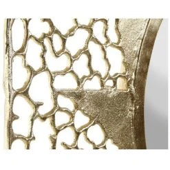 BRICOMARTEAU Miroir Mural DKD Home Decor Aluminium Verre Doré (88 X 1.5 X 87 Cm) -Miroir Soldes Boutique 65924348 3