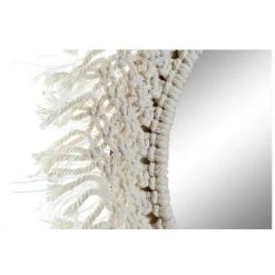 BRICOMARTEAU Miroir Mural DKD Home Decor Beige Coton Verre Macramé (38 X 3 X 38 Cm) 7 BRICOMARTEAU Miroir Mural DKD Home Decor Beige Coton Verre Macramé (38 X 3 X 38 Cm) -Miroir Soldes Boutique 65924350 3
