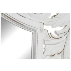BRICOMARTEAU Miroir Mural DKD Home Decor Verre Blanc Bois MDF (75 X 2.5 X 121.5 Cm) -Miroir Soldes Boutique 65924455 2