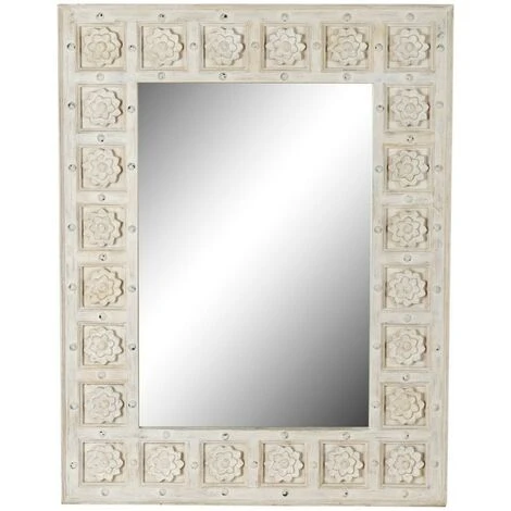 BRICOMARTEAU Miroir Mural DKD Home Decor Bois De Manguier (93.5 X 4.7 X 120.3 Cm) 3 BRICOMARTEAU Miroir Mural DKD Home Decor Bois De Manguier (93.5 X 4.7 X 120.3 Cm)