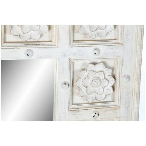 BRICOMARTEAU Miroir Mural DKD Home Decor Bois De Manguier (93.5 X 4.7 X 120.3 Cm) 4 BRICOMARTEAU Miroir Mural DKD Home Decor Bois De Manguier (93.5 X 4.7 X 120.3 Cm) – Image 2