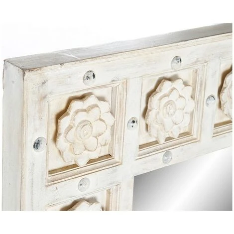 BRICOMARTEAU Miroir Mural DKD Home Decor Bois De Manguier (93.5 X 4.7 X 120.3 Cm) 5 BRICOMARTEAU Miroir Mural DKD Home Decor Bois De Manguier (93.5 X 4.7 X 120.3 Cm) – Image 3