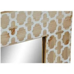 BRICOMARTEAU Miroir Mural DKD Home Decor Blanc Bois MDF (50 X 2 X 70 Cm) -Miroir Soldes Boutique 65924771 2