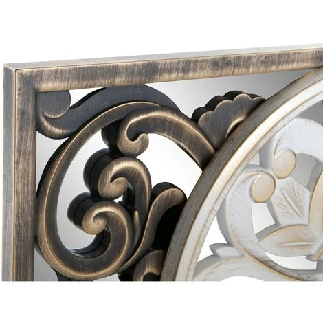 BRICOMARTEAU Décoration Murale DKD Home Decor Polypropylène (PP) Miroir Finition Vieillie (2 Pcs) (39 X 2 X 39 Cm) 4 BRICOMARTEAU Décoration Murale DKD Home Decor Polypropylène (PP) Miroir Finition Vieillie (2 Pcs) (39 X 2 X 39 Cm) – Image 2