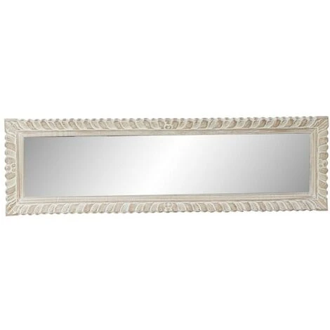 BRICOMARTEAU Miroir Mural DKD Home Decor Blanc Doré Bois De Manguier Bois MDF (177 X 6 X 52 Cm) 3 BRICOMARTEAU Miroir Mural DKD Home Decor Blanc Doré Bois De Manguier Bois MDF (177 X 6 X 52 Cm)