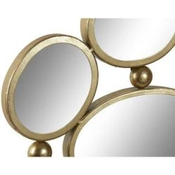 BRICOMARTEAU Miroir Mural DKD Home Decor Miroir Doré Métal Bois MDF (101 X 3 X 60.5 Cm) 5 BRICOMARTEAU Miroir Mural DKD Home Decor Miroir Doré Métal Bois MDF (101 X 3 X 60.5 Cm) -Miroir Soldes Boutique 65925980 2