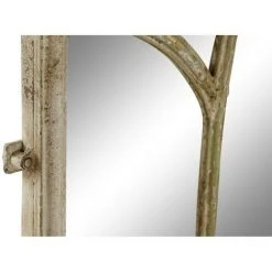 BRICOMARTEAU Miroir Mural DKD Home Decor Miroir Métal Blanc (75 X 4 X 125.5 Cm) -Miroir Soldes Boutique 65926013 2