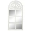 BRICOMARTEAU Miroir Mural DKD Home Decor S3019296 Verre MDF Fenêtres Blanc Cottage (81 X 2,5 X 162,5 Cm) -Miroir Soldes Boutique 65926016 1