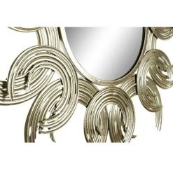 BRICOMARTEAU Miroir Mural DKD Home Decor Miroir Doré Métal (96.5 X 3.8 X 96 Cm) 5 BRICOMARTEAU Miroir Mural DKD Home Decor Miroir Doré Métal (96.5 X 3.8 X 96 Cm) -Miroir Soldes Boutique 65926046 2