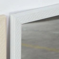 BRICOMARTEAU Miroir Mural DKD Home Decor Verre Rose Vert Polystyrène (36 X 2 X 66 Cm) (4 Pcs) -Miroir Soldes Boutique 65926056 3