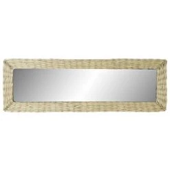 BRICOMARTEAU Miroir Mural DKD Home Decor Osier (132 X 4 X 43 Cm)