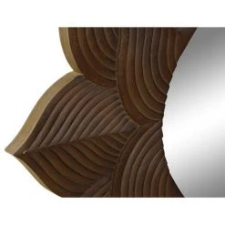 BRICOMARTEAU Miroir Mural DKD Home Decor Blanc Verre Bois MDF (90 X 2.5 X 90 Cm) 5 BRICOMARTEAU Miroir Mural DKD Home Decor Blanc Verre Bois MDF (90 X 2.5 X 90 Cm) -Miroir Soldes Boutique 65926137 2