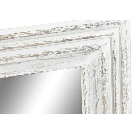 BRICOMARTEAU Miroir Mural DKD Home Decor Verre Blanc Bois MDF (160 X 2.5 X 60 Cm) 4 BRICOMARTEAU Miroir Mural DKD Home Decor Verre Blanc Bois MDF (160 X 2.5 X 60 Cm) – Image 2