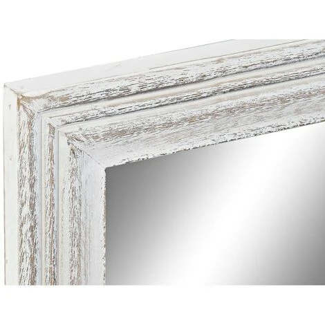 BRICOMARTEAU Miroir Mural DKD Home Decor Verre Blanc Bois MDF (160 X 2.5 X 60 Cm) 5 BRICOMARTEAU Miroir Mural DKD Home Decor Verre Blanc Bois MDF (160 X 2.5 X 60 Cm) – Image 3