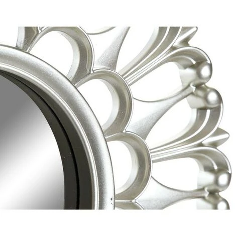 BRICOMARTEAU Miroir Mural DKD Home Decor Polypropylène (PP) (2 Pcs) (3 Pcs) (25 X 2 X 25 Cm) 4 BRICOMARTEAU Miroir Mural DKD Home Decor Polypropylène (PP) (2 Pcs) (3 Pcs) (25 X 2 X 25 Cm) – Image 2