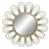 BRICOMARTEAU Miroir Mural DKD Home Decor Marron Rotin (80 X 3 X 80 Cm) -Miroir Soldes Boutique 65926213 1