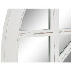 BRICOMARTEAU Miroir Mural DKD Home Decor Blanc Verre Bois MDF (91 X 2.5 X 182 Cm) -Miroir Soldes Boutique 65926233 3