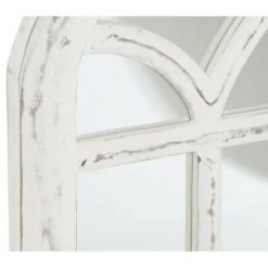 BRICOMARTEAU Miroir Mural DKD Home Decor Blanc Verre Bois MDF (81 X 3 X 121.5 Cm) -Miroir Soldes Boutique 65926249 2