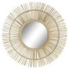 BRICOMARTEAU Miroir Mural DKD Home Decor Marron Rotin (70 X 4 X 70 Cm) 2 BRICOMARTEAU Miroir Mural DKD Home Decor Marron Rotin (70 X 4 X 70 Cm) -Miroir Soldes Boutique 65926263 1