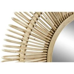 BRICOMARTEAU Miroir Mural DKD Home Decor Marron Rotin (70 X 4 X 70 Cm) -Miroir Soldes Boutique 65926263 3