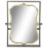 BRICOMARTEAU Miroir Mural DKD Home Decor Noir Métal Doré (51.5 X 12 X 65 Cm) -Miroir Soldes Boutique 65926276 1