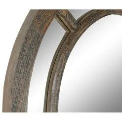 BRICOMARTEAU Miroir Mural DKD Home Decor Verre Bois De Manguier (81 X 2.5 X 182 Cm) -Miroir Soldes Boutique 65926322 2