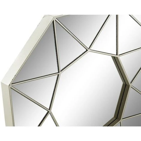 BRICOMARTEAU Miroir Mural DKD Home Decor Miroir Champagne Cuivré Clair Polypropylène (25 X 2 X 25 Cm) (2 Pcs) 4 BRICOMARTEAU Miroir Mural DKD Home Decor Miroir Champagne Cuivré Clair Polypropylène (25 X 2 X 25 Cm) (2 Pcs) – Image 2