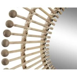 BRICOMARTEAU Miroir Mural DKD Home Decor Miroir Rotin (55 X 2 X 55 Cm) -Miroir Soldes Boutique 65926341 2