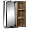 BRICOMARTEAU Miroir DKD Home Decor Noir Bois Métal (72 X 20 X 86.5 Cm) -Miroir Soldes Boutique 65926348 1