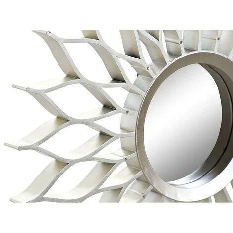 BRICOMARTEAU Miroir Mural DKD Home Decor Argent Champagne Polypropylène Miroir (2 Pcs) (50 X 2 X 50 Cm) (25 X 2 X 25 Cm) 5 BRICOMARTEAU Miroir Mural DKD Home Decor Argent Champagne Polypropylène Miroir (2 Pcs) (50 X 2 X 50 Cm) (25 X 2 X 25 Cm) – Image 3