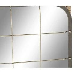 BRICOMARTEAU Miroir Mural DKD Home Decor Noir Métal Doré (45.5 X 7.5 X 55 Cm) -Miroir Soldes Boutique 65926374 3