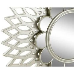 BRICOMARTEAU Ensemble De Miroirs DKD Home Decor Mural Polypropylène Doré Miroir (2 Pcs) (35 X 3.5 X 35 Cm) -Miroir Soldes Boutique 65926385 2