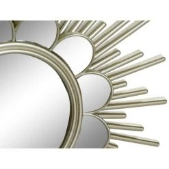 BRICOMARTEAU Miroir Mural DKD Home Decor Miroir Doré Polypropylène (25 X 2 X 25 Cm) (3 Pcs) (2 Pcs) -Miroir Soldes Boutique 65926387 2