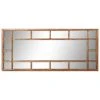 BRICOMARTEAU Miroir Mural DKD Home Decor Métal Verre (182 X 2.5 X 80.5 Cm) -Miroir Soldes Boutique 65926394 1