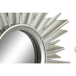 BRICOMARTEAU Miroir Mural DKD Home Decor Miroir Champagne Cuivré Clair Polypropylène (35 X 2 X 35 Cm) (2 Pcs) -Miroir Soldes Boutique 65926396 3