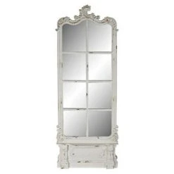 BRICOMARTEAU Miroir Sur Pied DKD Home Decor Sapin Bois MDF (76 X 16 X 216 Cm)