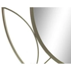 BRICOMARTEAU Miroir Mural DKD Home Decor Verre Doré Fer (80 X 2 X 80 Cm) -Miroir Soldes Boutique 65926416 3