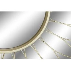 BRICOMARTEAU Miroir Mural DKD Home Decor Champagne Doré Polypropylène (55 X 2.2 X 55 Cm) (2 Pcs) -Miroir Soldes Boutique 65926418 2