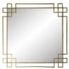 BRICOMARTEAU Miroir Mural DKD Home Decor Verre Doré Fer (60 X 2 X 60 Cm) -Miroir Soldes Boutique 65926420 1
