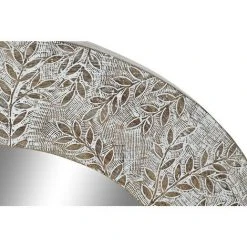 BRICOMARTEAU Miroir Mural DKD Home Decor Blanc Verre Mandala Bois De Manguier Bois MDF (76 X 4 X 76 Cm) -Miroir Soldes Boutique 65927415 2