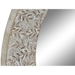 BRICOMARTEAU Miroir Mural DKD Home Decor Blanc Verre Mandala Bois De Manguier Bois MDF (76 X 4 X 76 Cm) -Miroir Soldes Boutique 65927415 3
